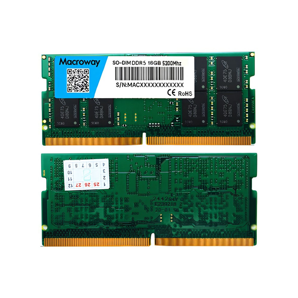 Macroway 16GB DDR5 5200MHz CL42 SODIMM