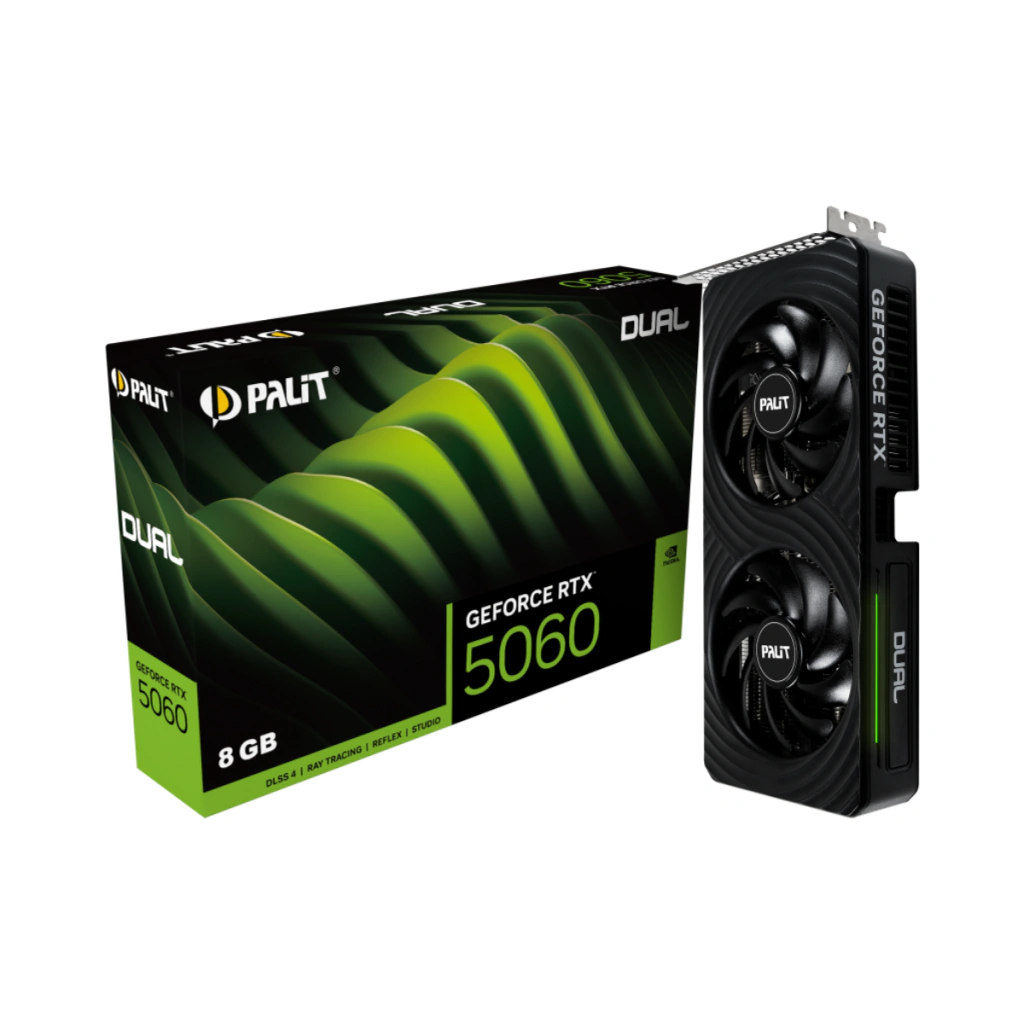 Palit GeForce RTX 5060 Dual OC 8GB GDDR7 128-bit (MPN NE75060019P1-GB2063D)