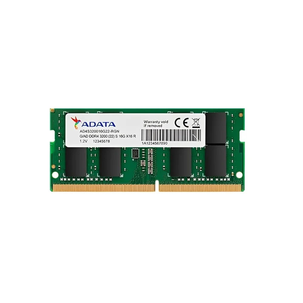 ADATA 16GB (1x16GB) DDR4 3200MHz CL22 SODIMM AO1P32NCST2-B85S