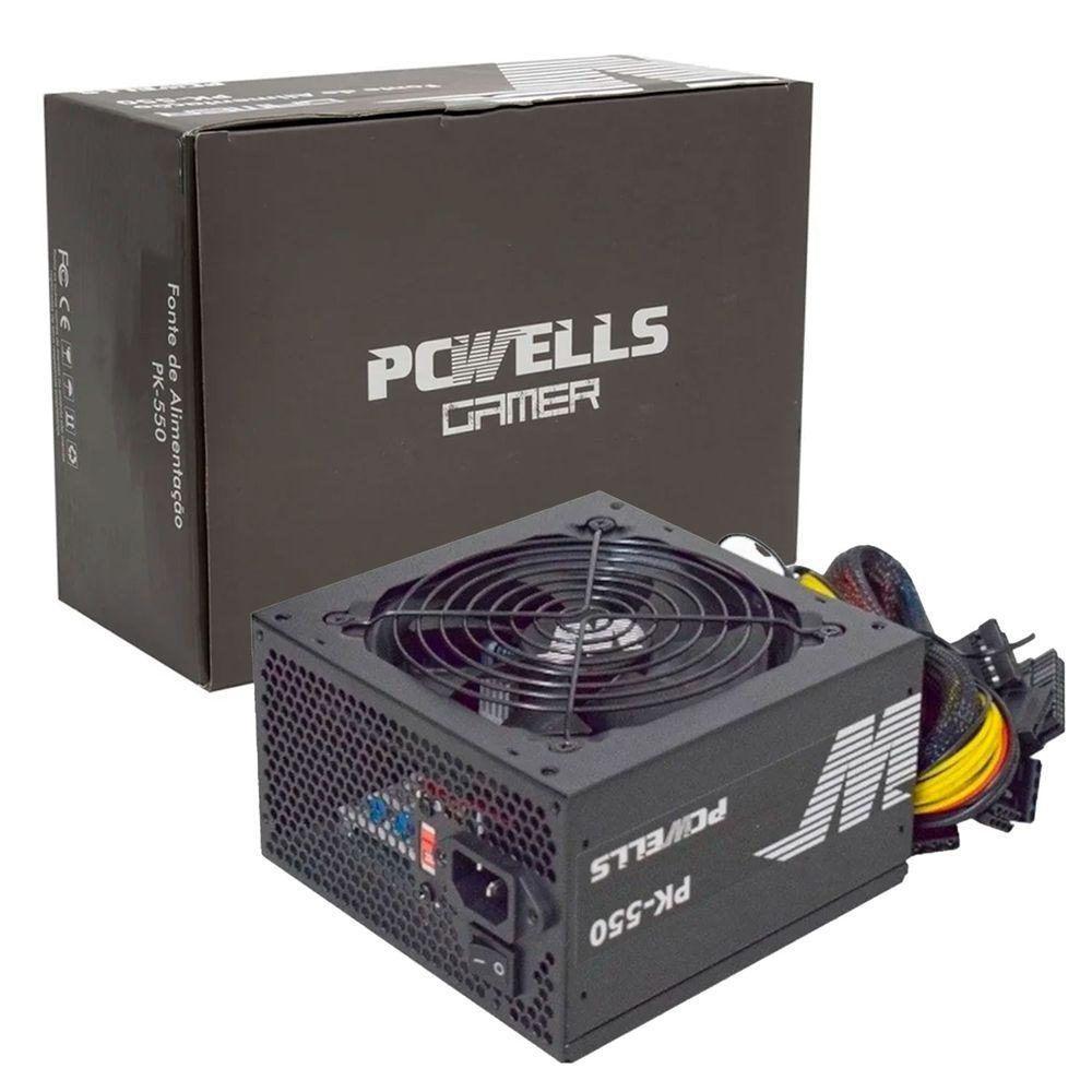 Pcwells PK-550 400W Preta