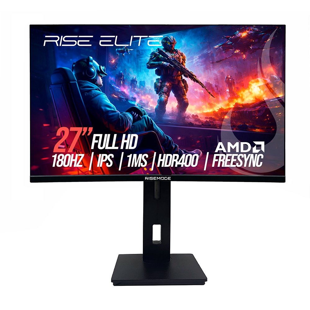 Rise Mode Prime 27" Preto RM-MOGL-27F180FH-B