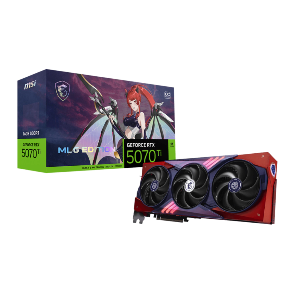 MSI GeForce RTX 5070 Ti MLG Edition OC 16GB 256-bit GDDR7