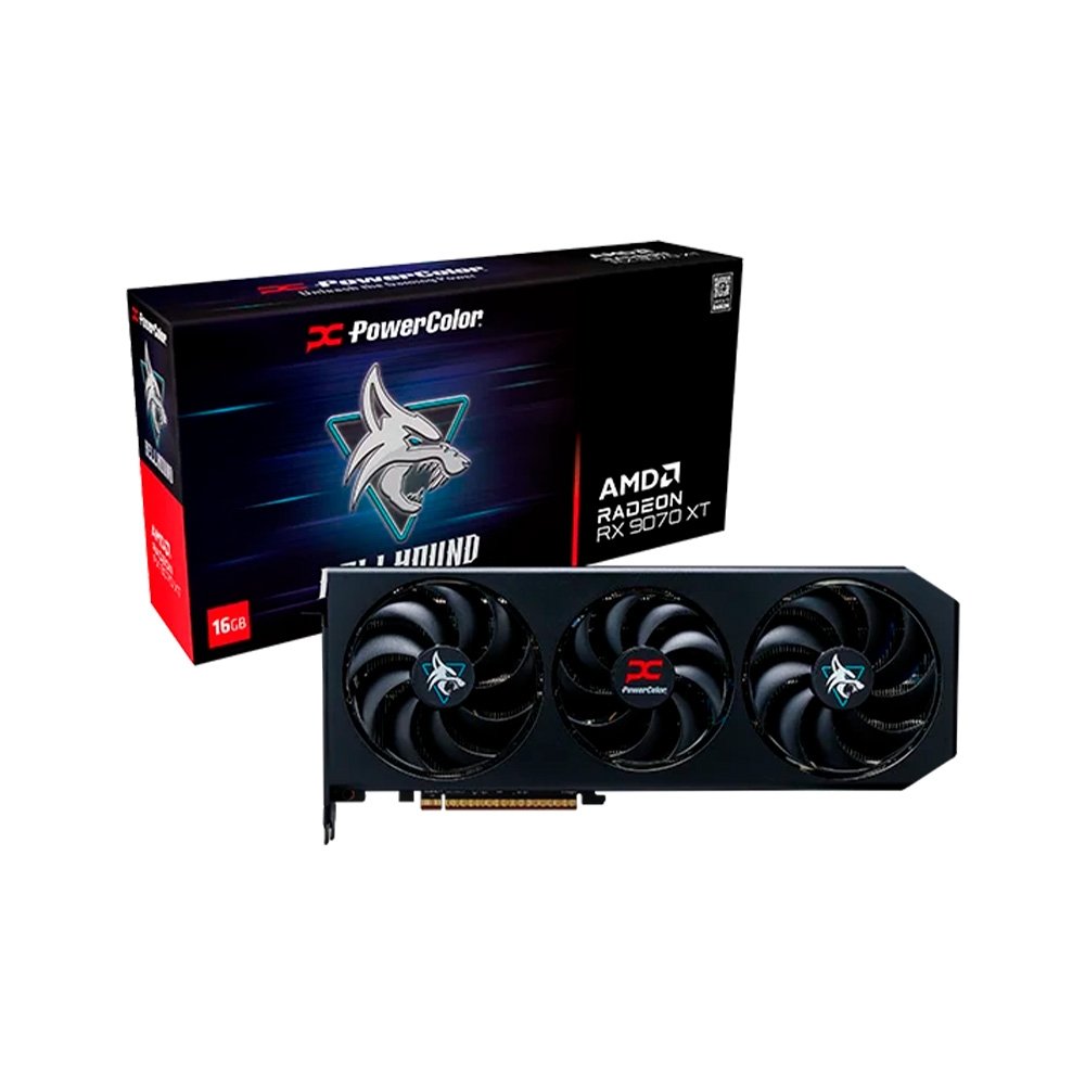 PowerColor Hellhound Reva Edition AMD Radeon RX 9070 XT 16GB GDDR6 256-bit