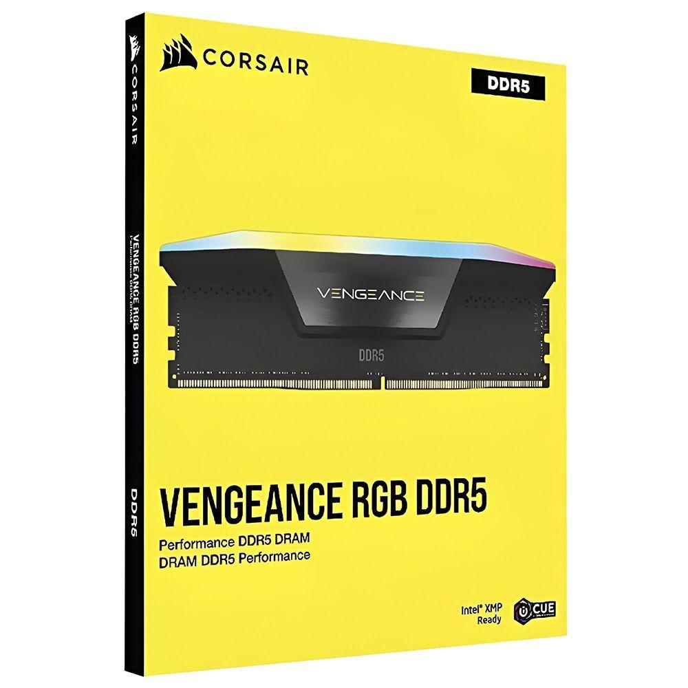 Corsair Vengeance 16GB (2x8GB) DDR5 5200MHz CL40 Preto UDIMM CMH16GX5M2B5200C40