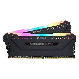 Corsair Vengeance Pro RGB 16GB (2x8GB) DDR4 3200MHz CL16 Black RGB UDIMM CMW16GX4M2E3200C16-TUF