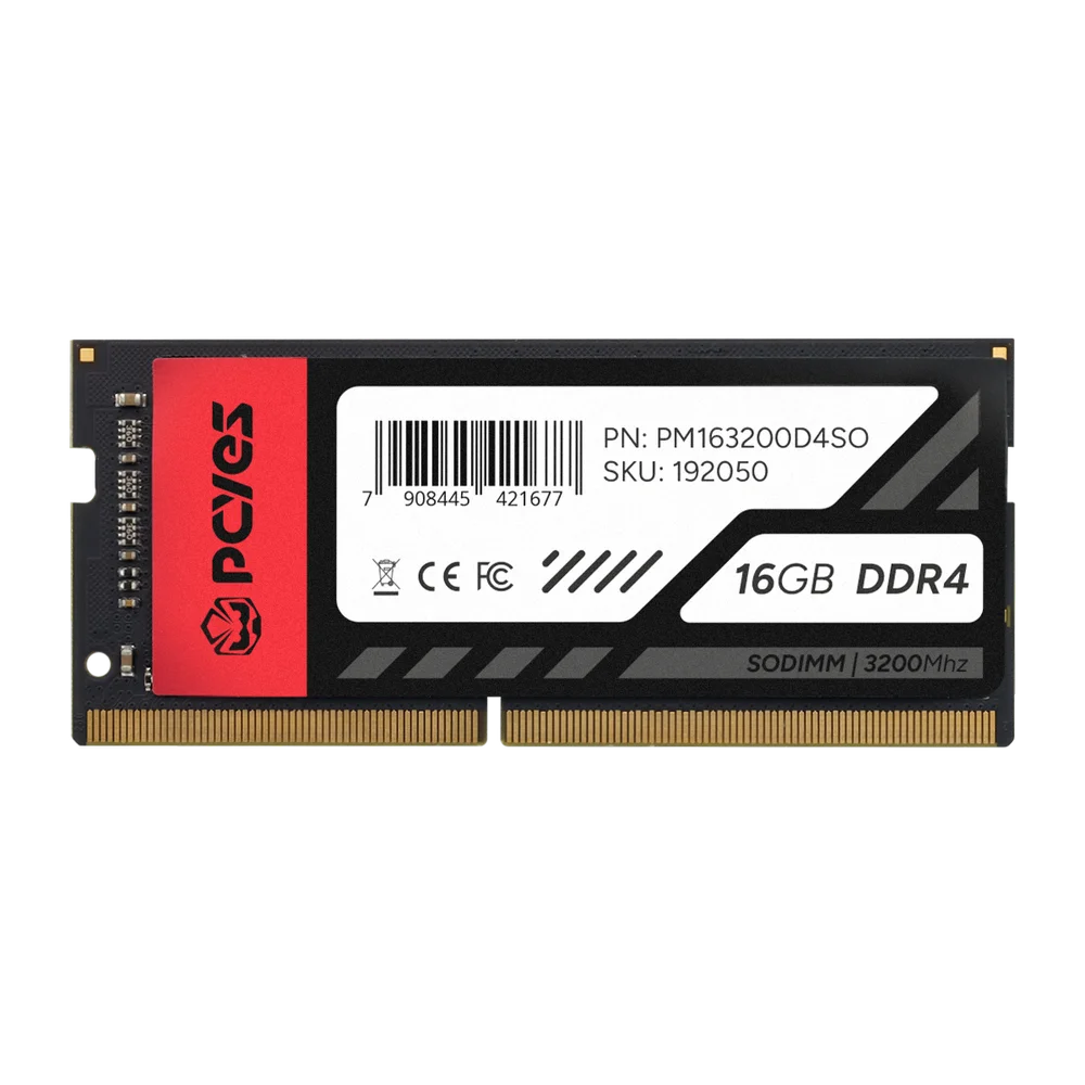 PCyes 16GB (1x16GB) DDR4 3200MHz SODIMM PM163200D4SO