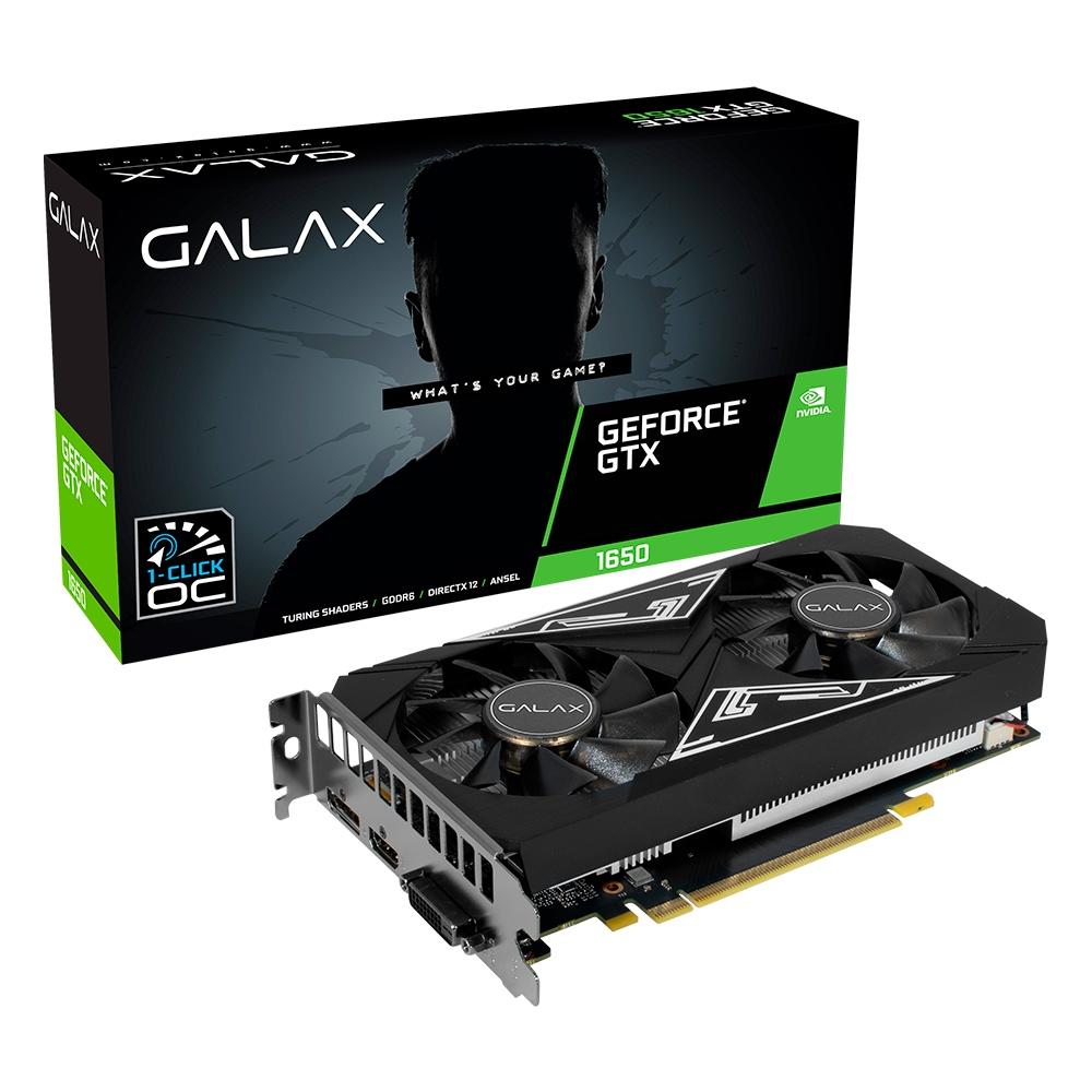 GALAX GeForce GTX1650 EX Plus 1-Click OC 4GB GDDR6 128-bit