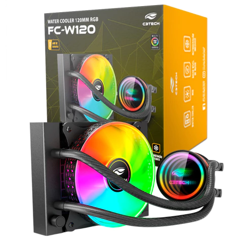 C3tech FC-W120RGB 120mm Preto