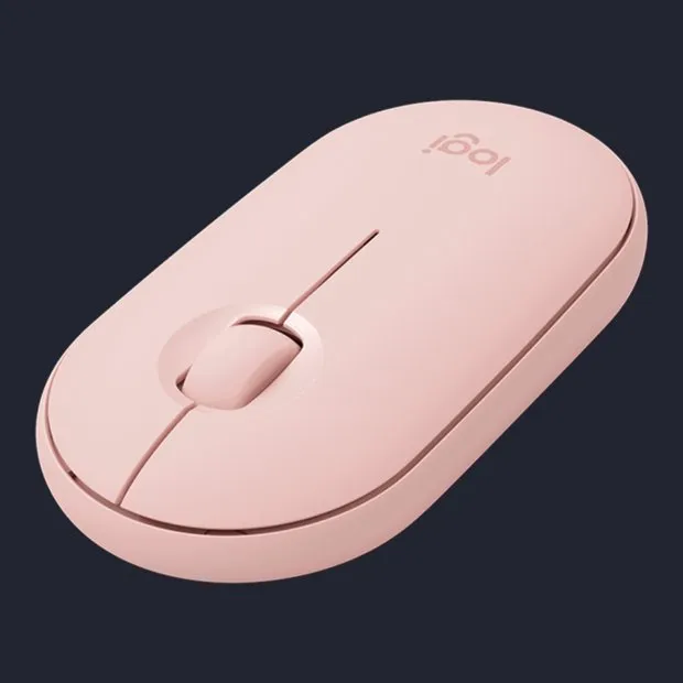 Logitech Pebble M350 Rosa Sem Fio e Bluetooth