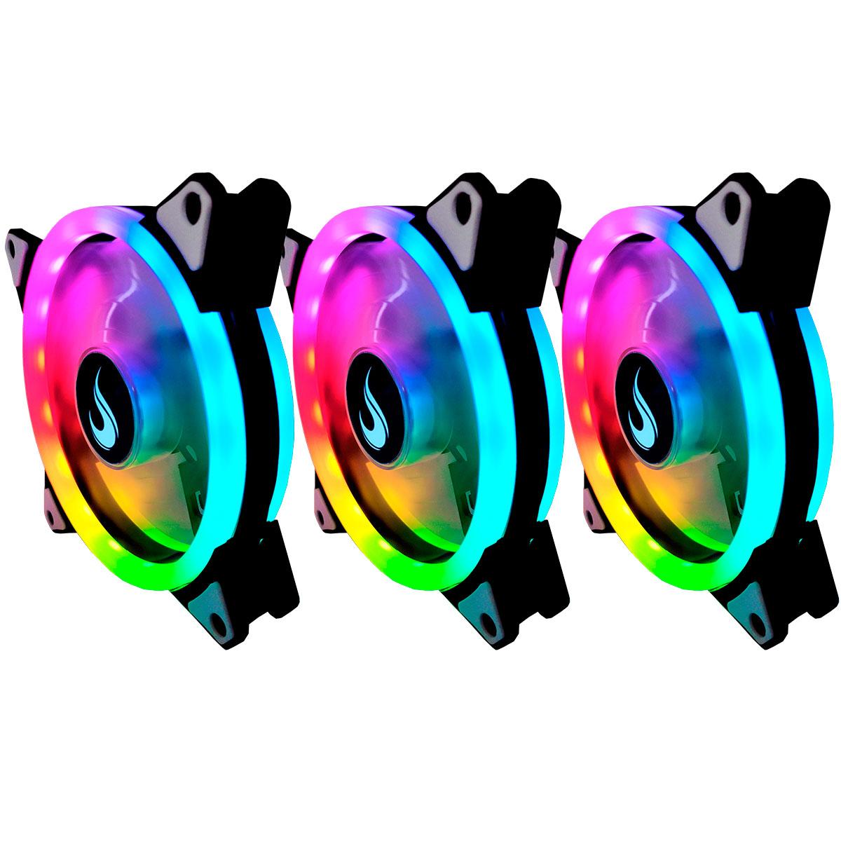 Rise Mode Energy RGB 120mm ARGB Kit 3 Fans FN-02-RGB-5V