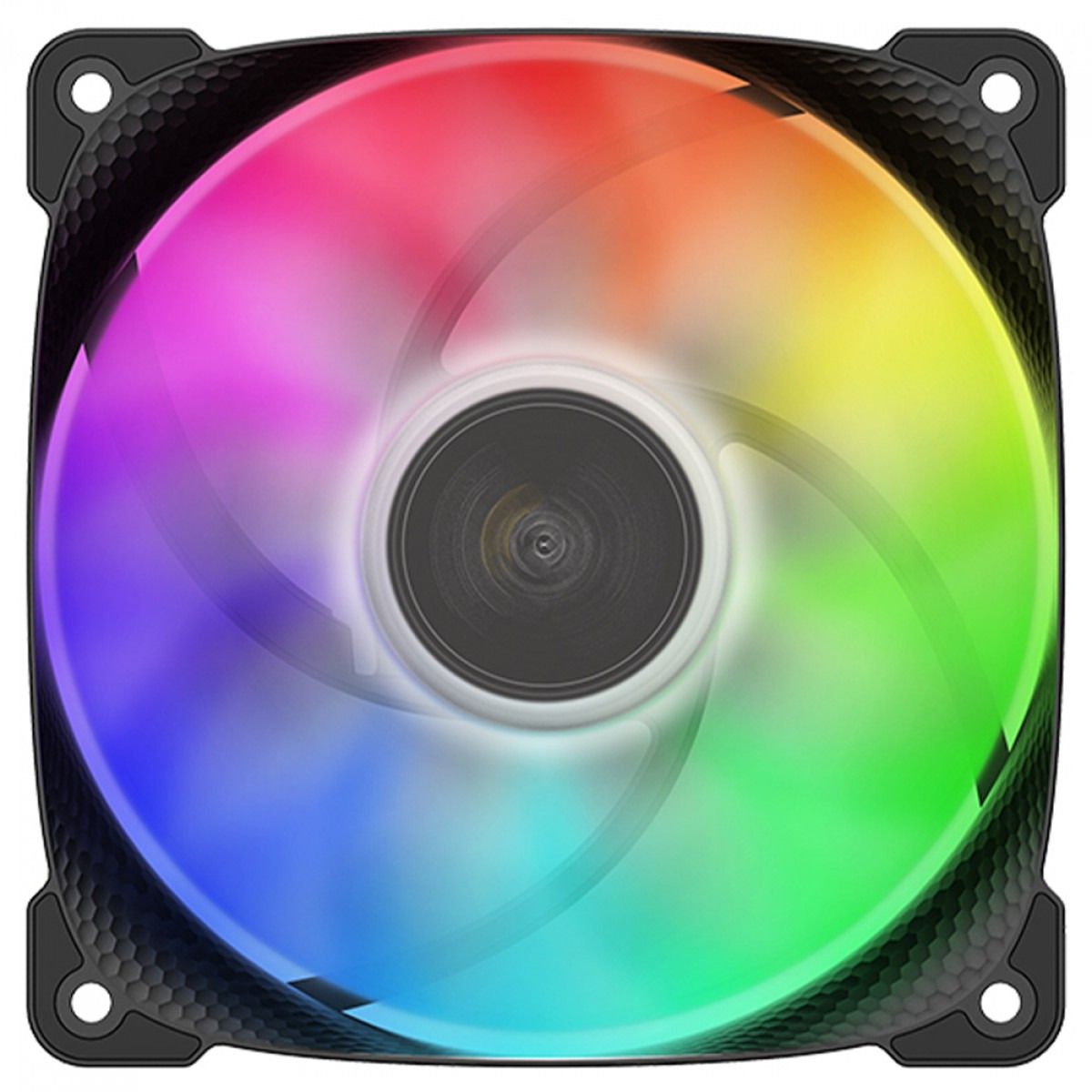 Geometric Future Squama 2501B 120mm RGB Preto GEO-S2501B-1