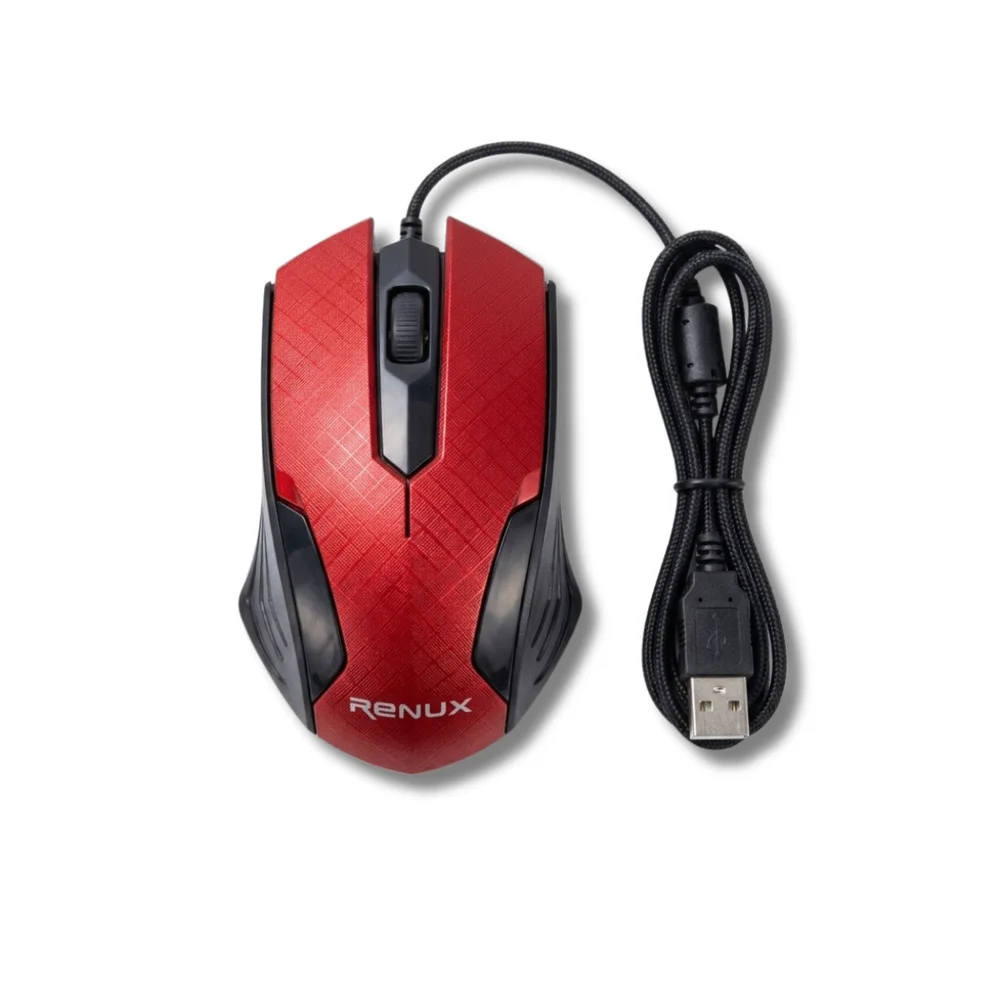 Renux Vermelho Com Fio RE-MOU-517