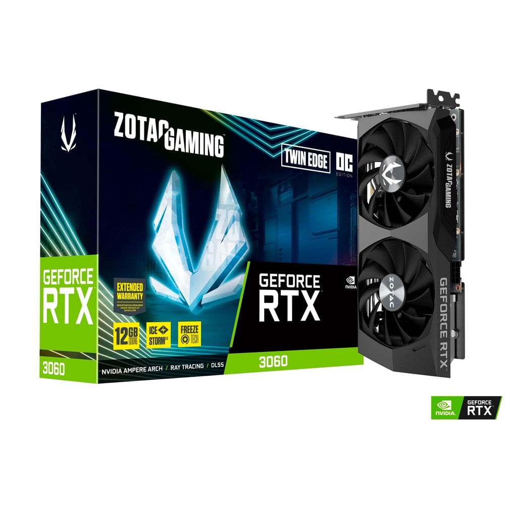 ZOTAC Gaming GeForce RTX 3060 Twin Edge OC 12GB GDDR6 192-bit