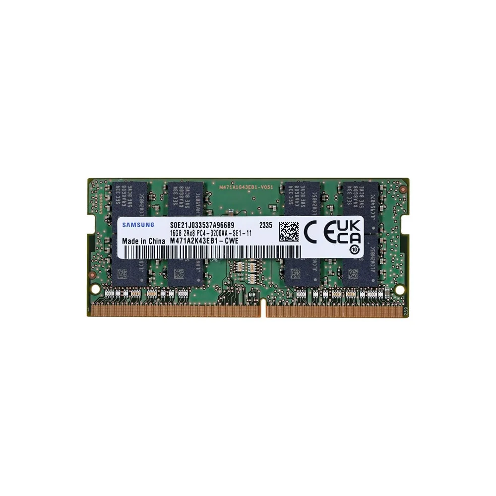 Samsung 16GB (1x16GB) DDR4 3200MHz CL22 SODIMM M471A2K43EB1-CWE