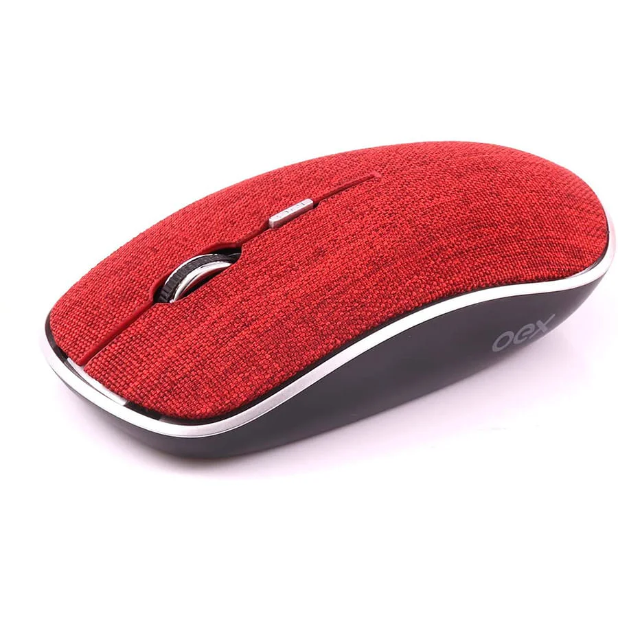 OEX Twill Vermelho Sem Fio e Bluetooth MS600