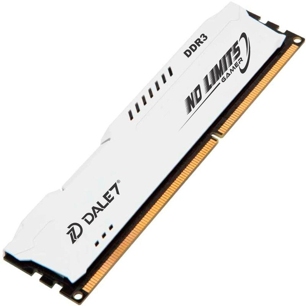 Dale7 No Limits 4GB DDR3 1600MHz Branco UDIMM