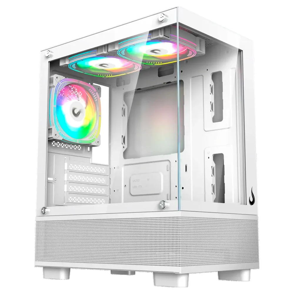 Rise Mode Crystal Glass 02 Sem Fans Branco