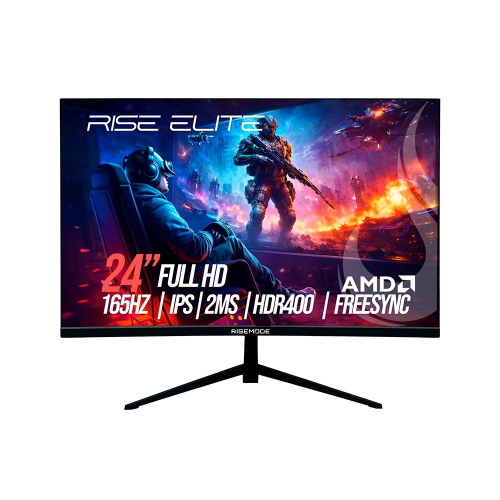 Rise Mode Elite 24" Preto RM-MOG-24F165FH-B