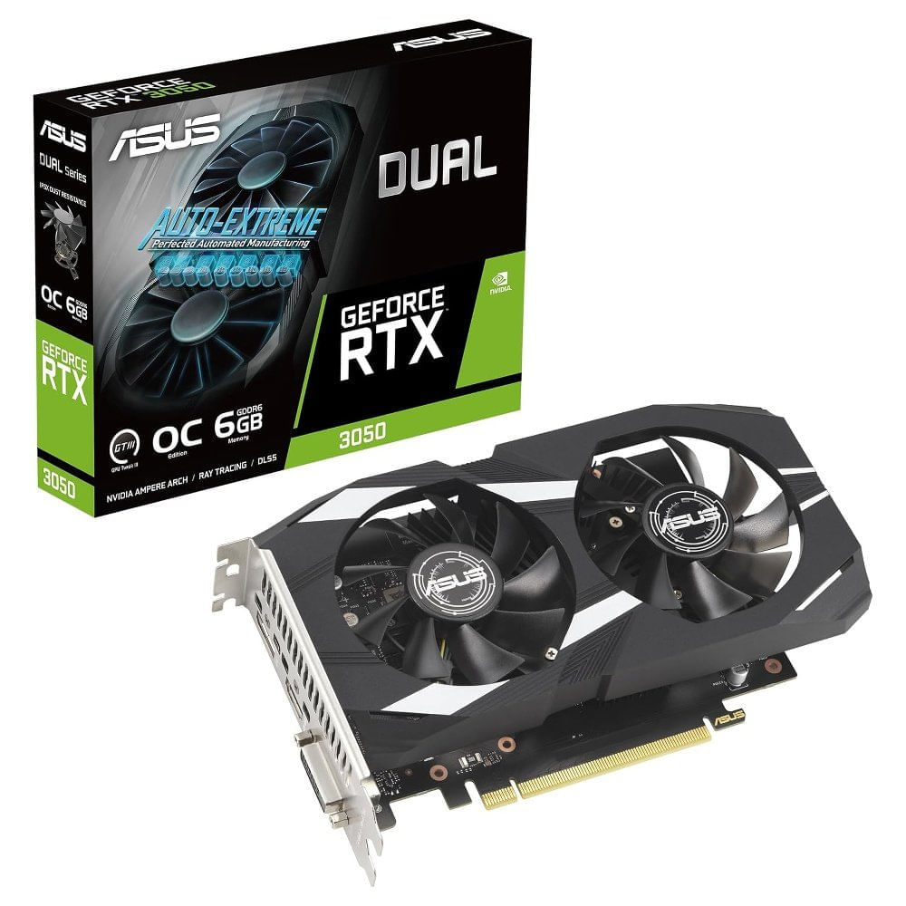 ASUS Dual GeForce RTX 3050 OC Edition 6GB GDDR6