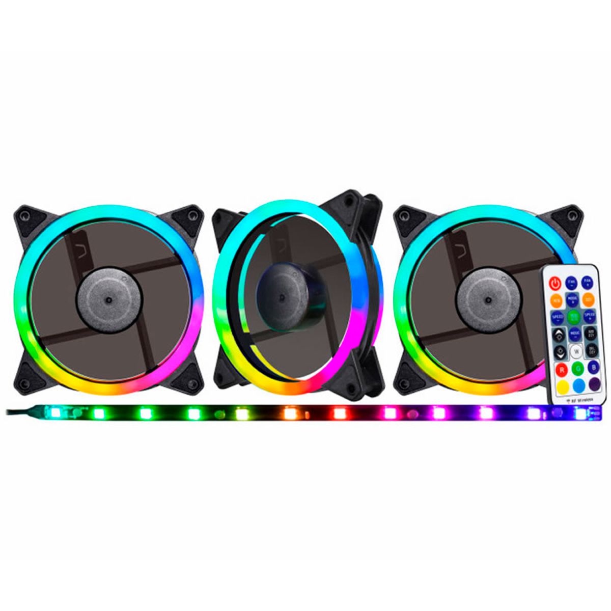 K-MEX Sync II AAEA 120mm ARGB Kit 3 Fans AAEAK136APQKB0X