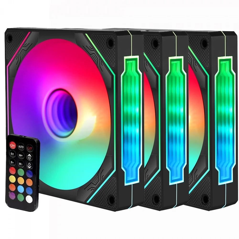 Liketec Enigma ARGB 120mm ARGB Preto Kit 3 Fans LF-KITARGB-ENIGMA-2079