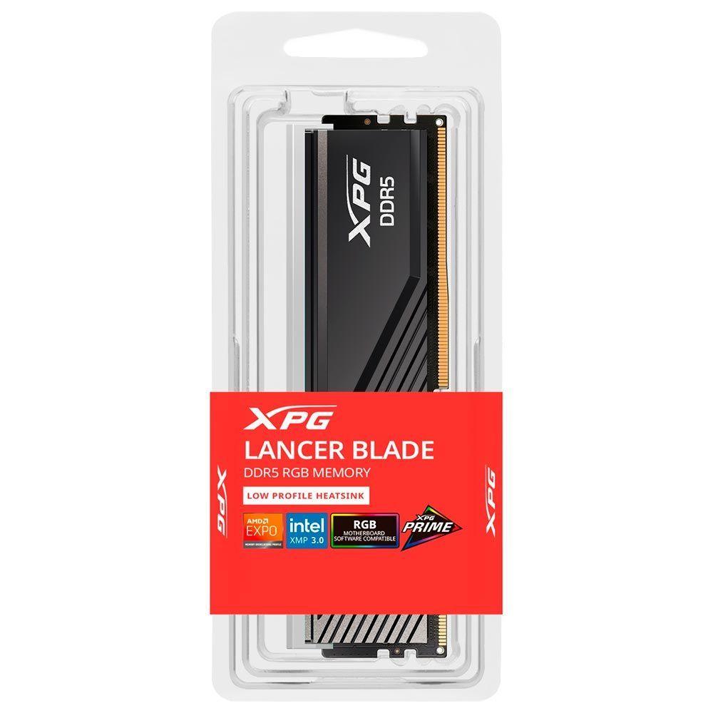 ADATA XPG Lancer Blade 16GB (1x16GB) DDR5 5600MHz Preto RGB UDIMM