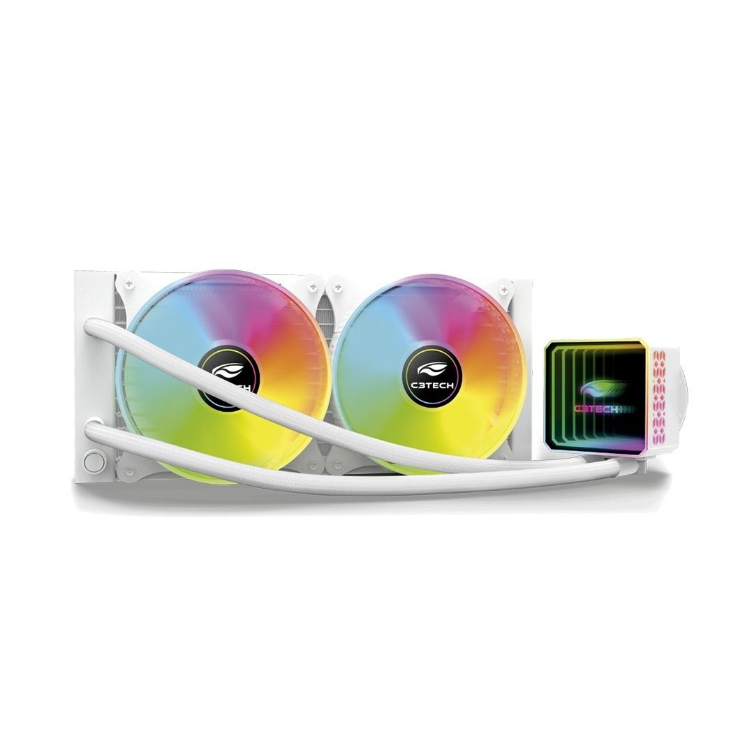C3Tech FC-W240WH RGB 240mm Branco
