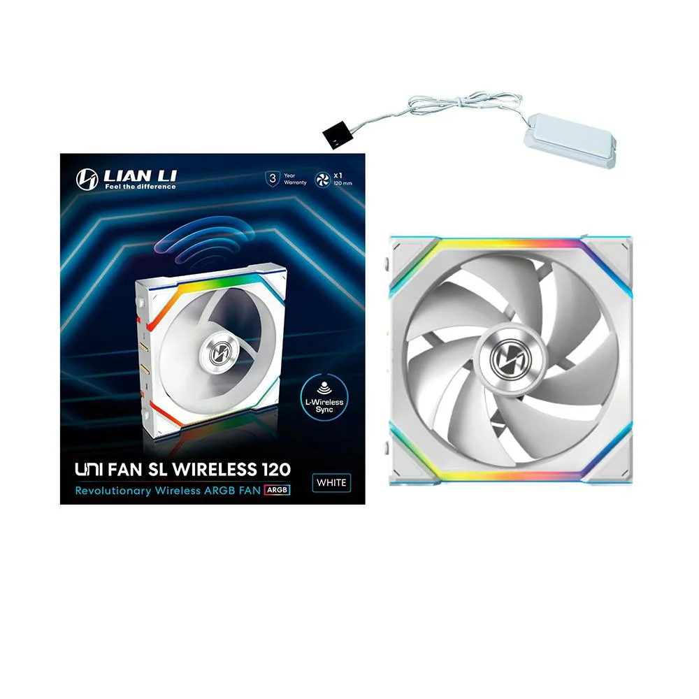 Lian Li UNI FAN SL Wireless 120mm ARGB Branco