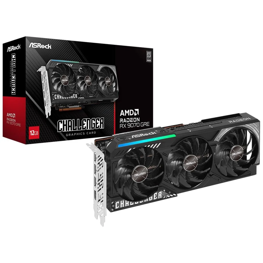 ASRock AMD Radeon RX 9070 GRE Challenger 12GB GDDR6