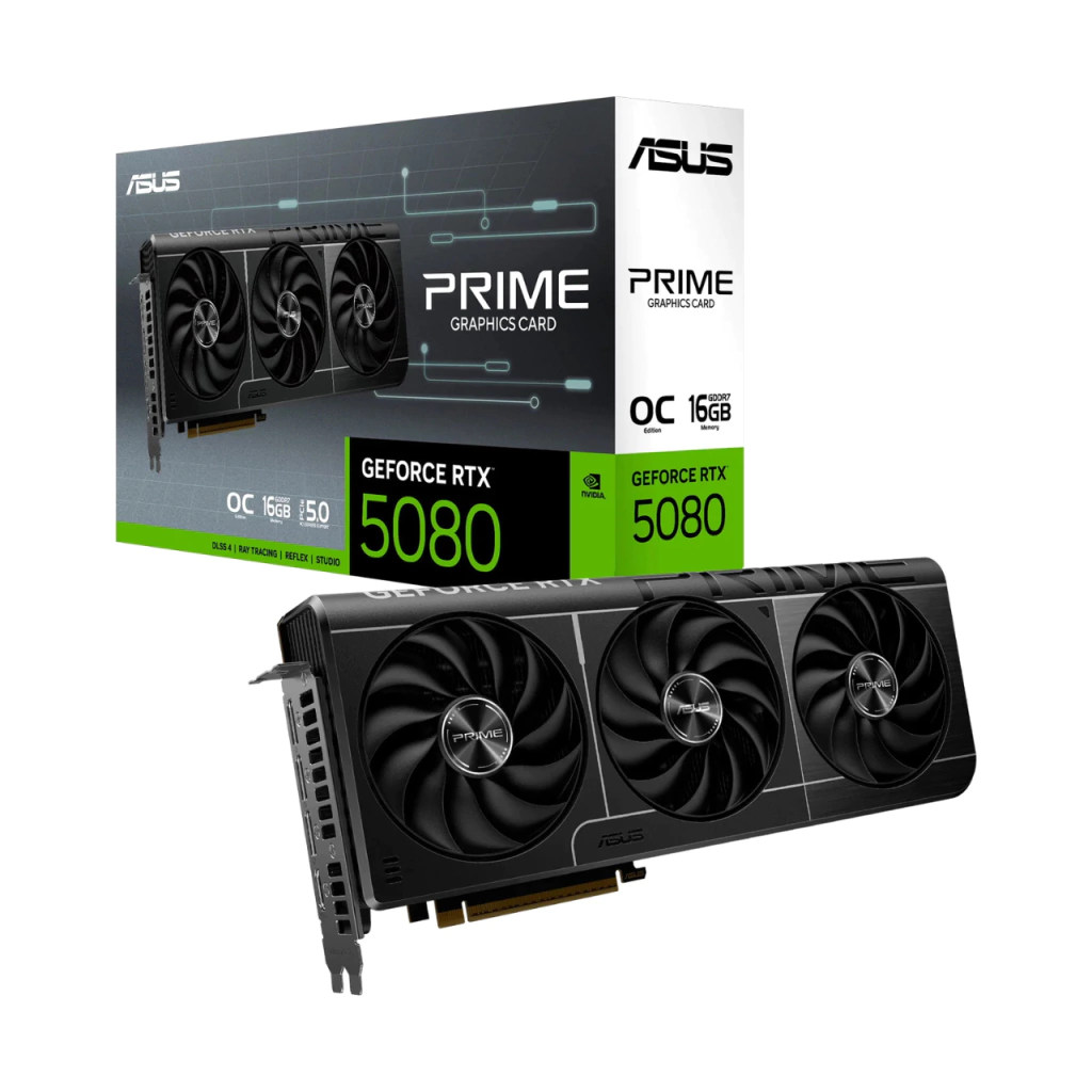 ASUS Prime GeForce RTX 5080 Prime OC Edition 16GB GDDR7 256-bit