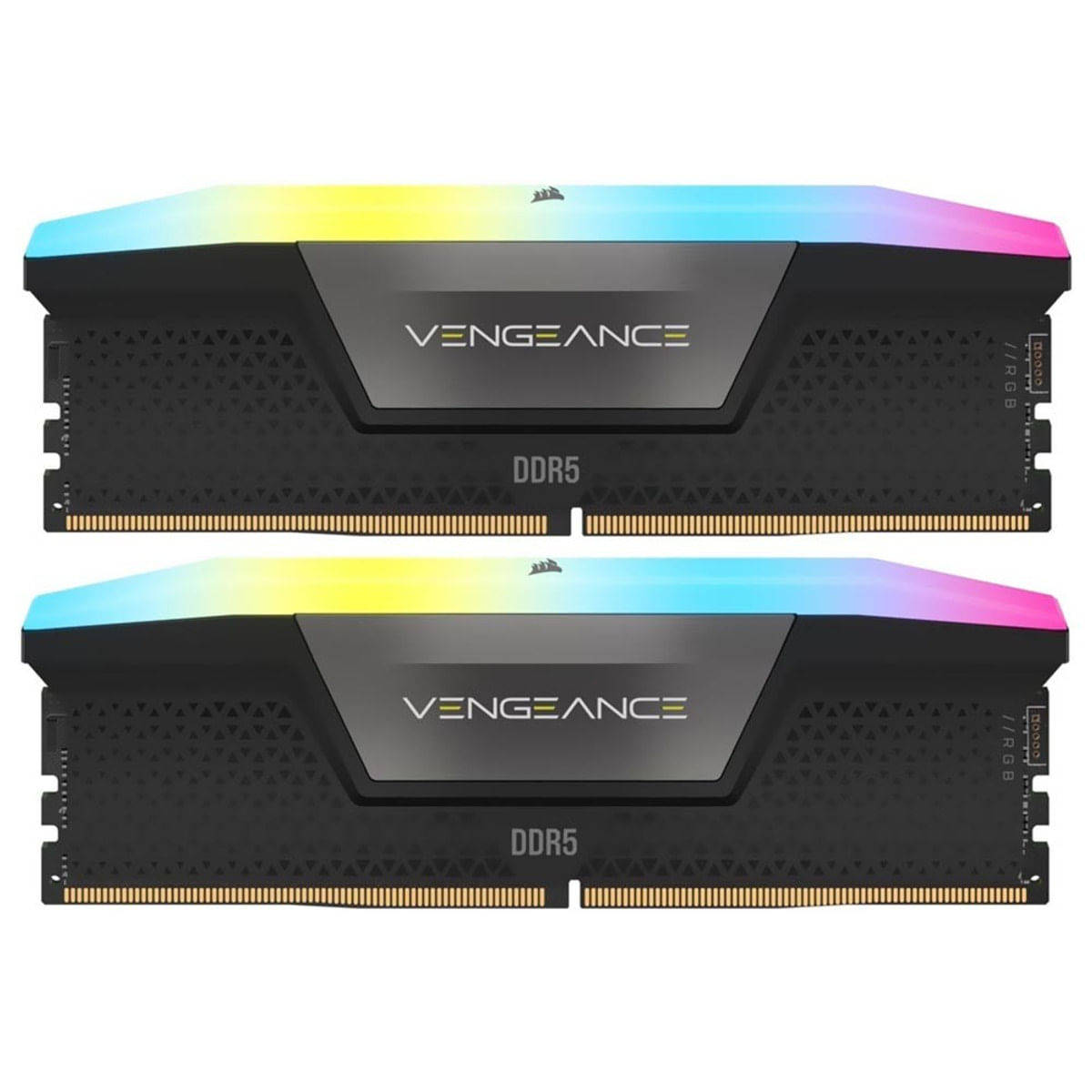 Corsair Vengeance RGB 32GB (2x16GB) DDR5 6000MHz CL36 Cinza RGB UDIMM CMH32GX5M2E6000C36