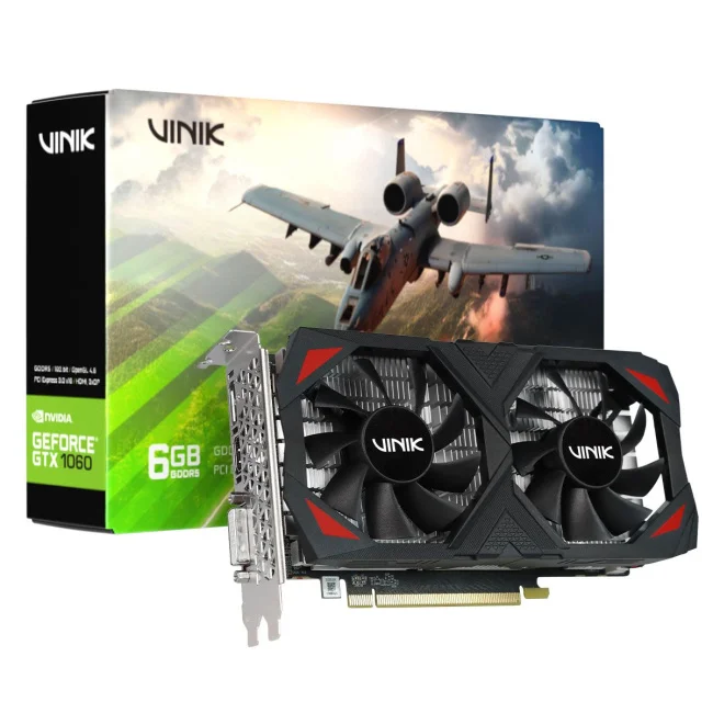 Vinik NVIDIA GeForce GTX 1060 6GB GDDR5 192-bit GPUVK10606GB2FV02