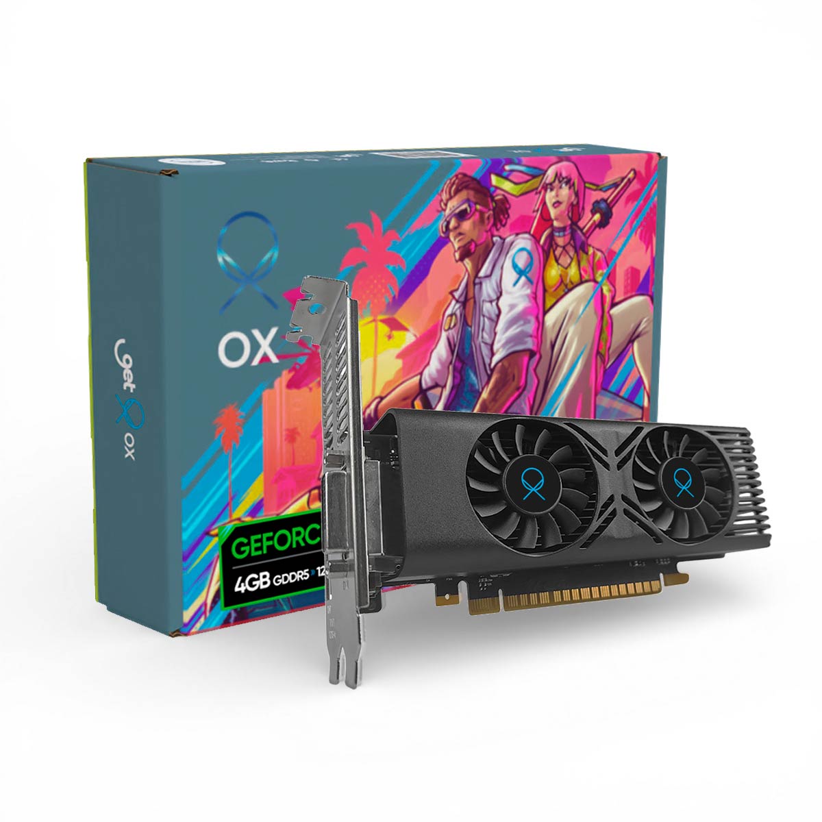 OX NVIDIA GeForce GTX 1050 4GB GDDR5 128-bit