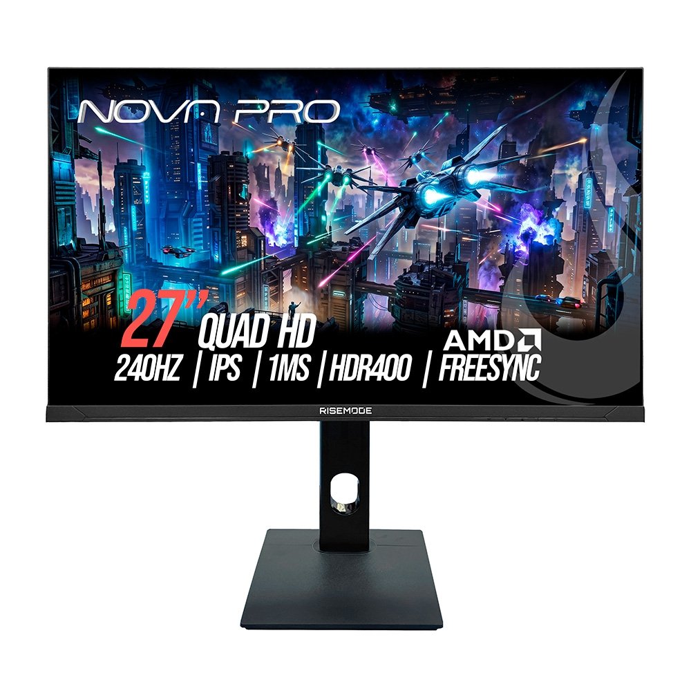 Rise Mode Nova Pro 27" Preto RM-MONV02-27F2402K-B