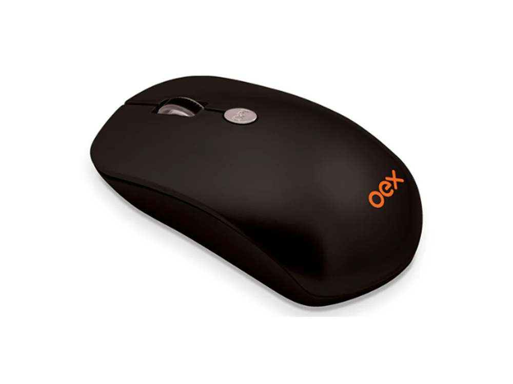 Oex Flat Preto Sem Fio MS401