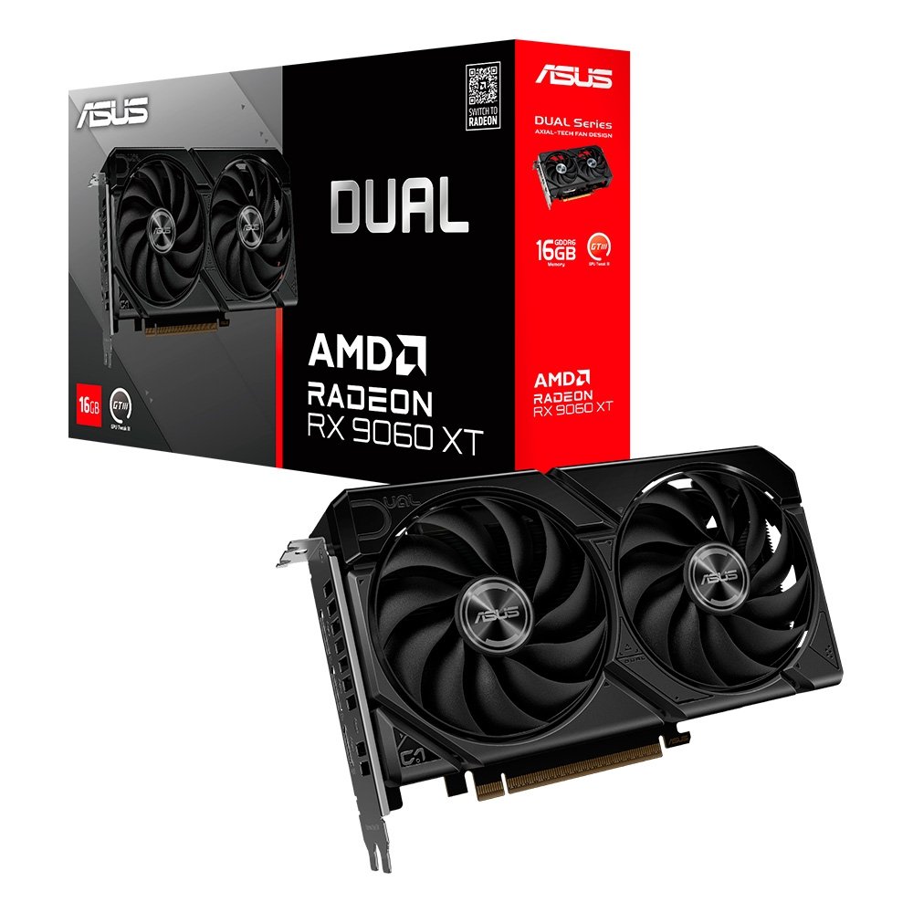 ASUS Dual Radeon RX 9060 XT 16GB GDDR6 (Standard)
