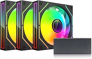 C3Tech F9-L660 120mm ARGB Preto Kit 3 Fans F9-L660