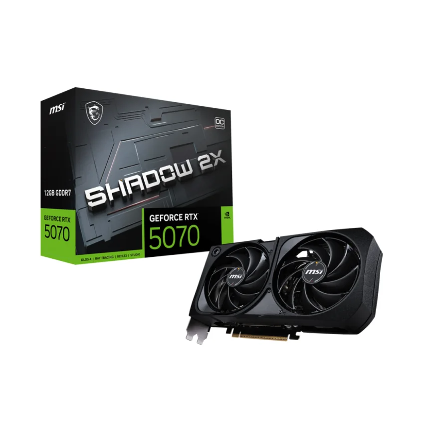 MSI GeForce RTX 5070 SHADOW 2X OC 12GB GDDR7 192-bit