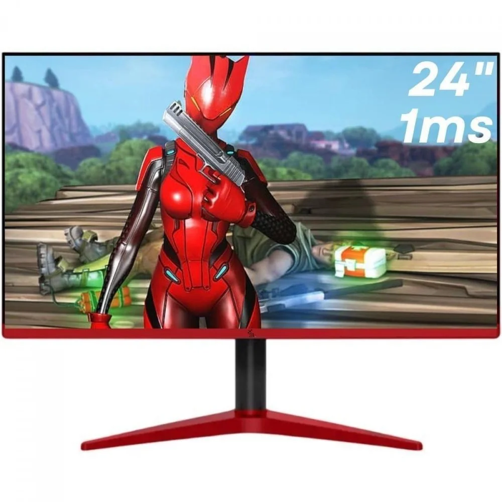 HQ 24" Preto e Vermelho 24GHQ75