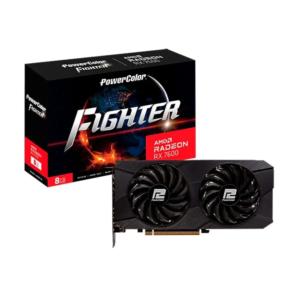 PowerColor Fighter V2 Radeon RX 7600 8GB GDDR6 128-bit