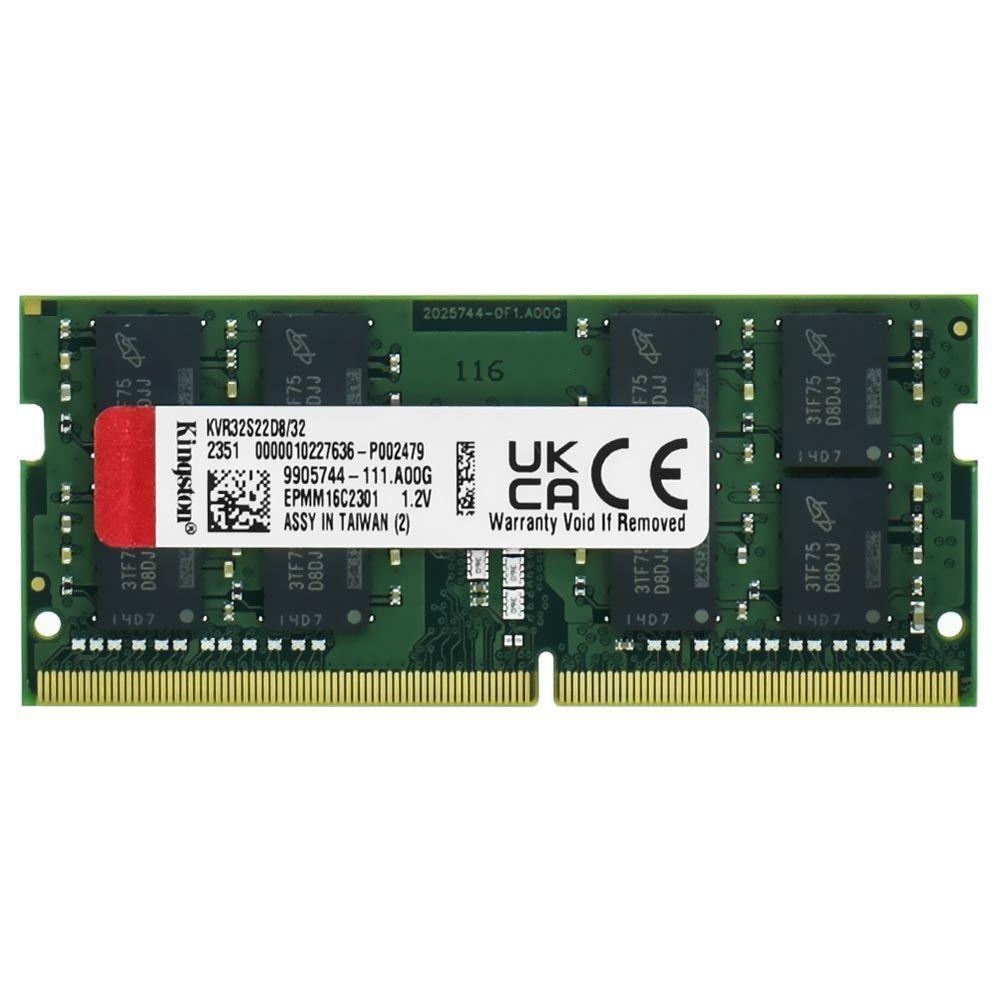 Kingston ValueRAM 32GB (1x32GB) DDR4 3200MHz CL22 SODIMM KVR32S22D8-32