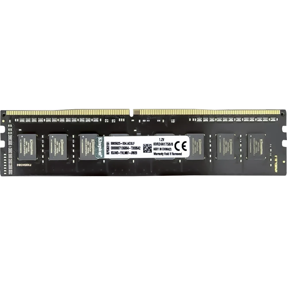 Kingston 8GB (1x8GB) DDR4 2400MHz CL17 Preto UDIMM KVR24N17S8/8