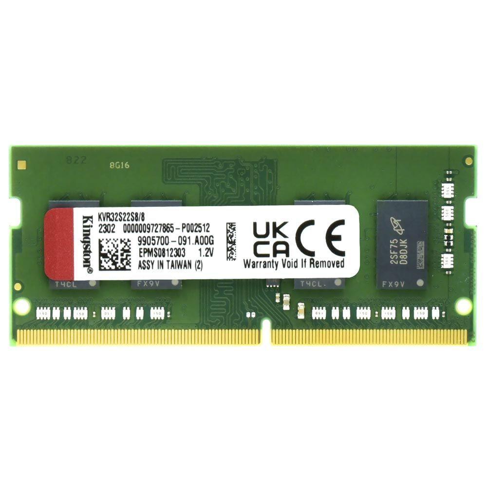 Kingston ValueRAM 8GB (1x8GB) DDR4 3200MHz CL22 SODIMM KVR32S22S8-8WP