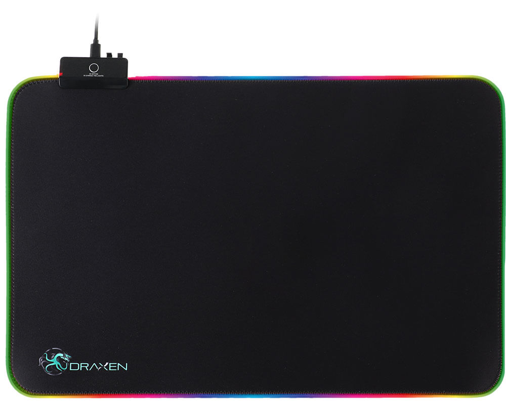 Draxen Dn41 450x300mm Preto Com RGB