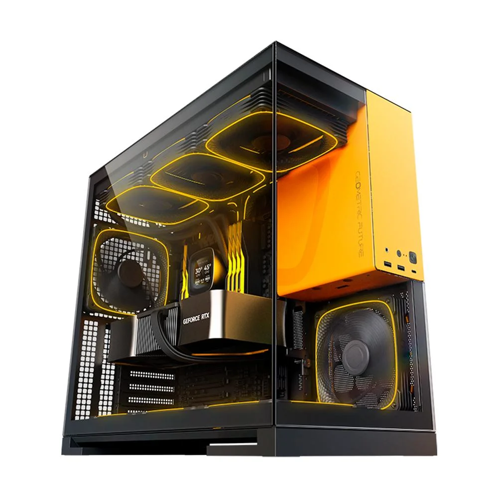 Geometric Future Model 5 Sem Fans Preto/Amarelo