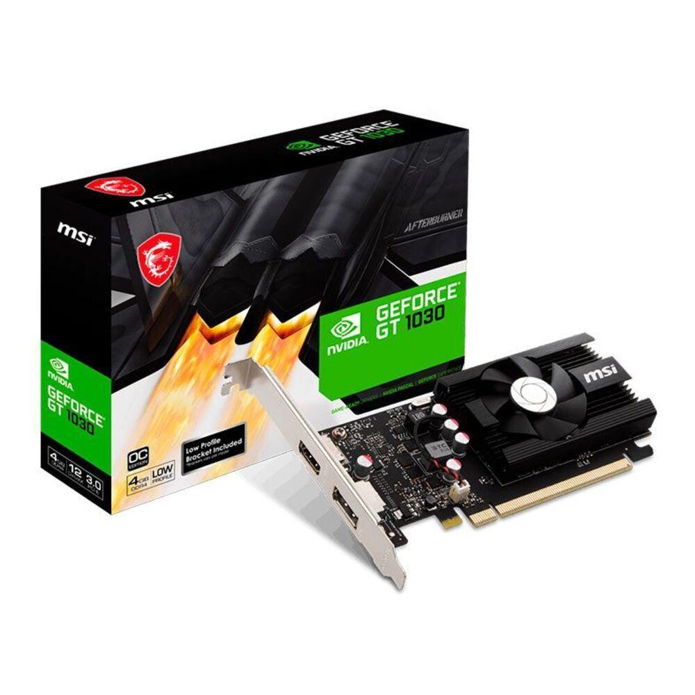 MSI GeForce GT 1030 4GB DDR4 64-bit LP OC
