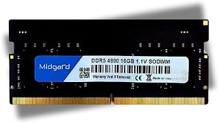 Midgard 16GB (1x16GB) DDR5 4800MHz CL40 SODIMM