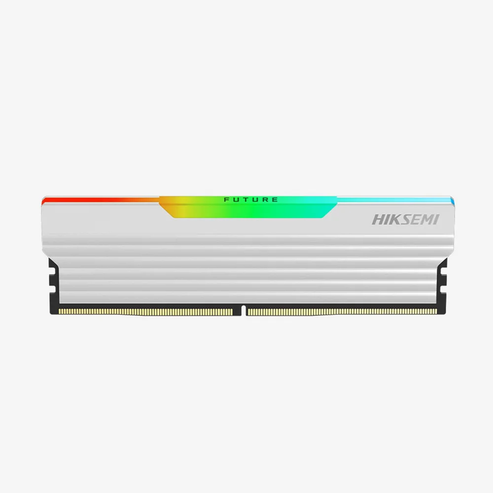 Hiksemi Future RGB 8GB (1x8GB) DDR4 3200MHz CL18 Branco RGB UDIMM HSC408U32F4 8G