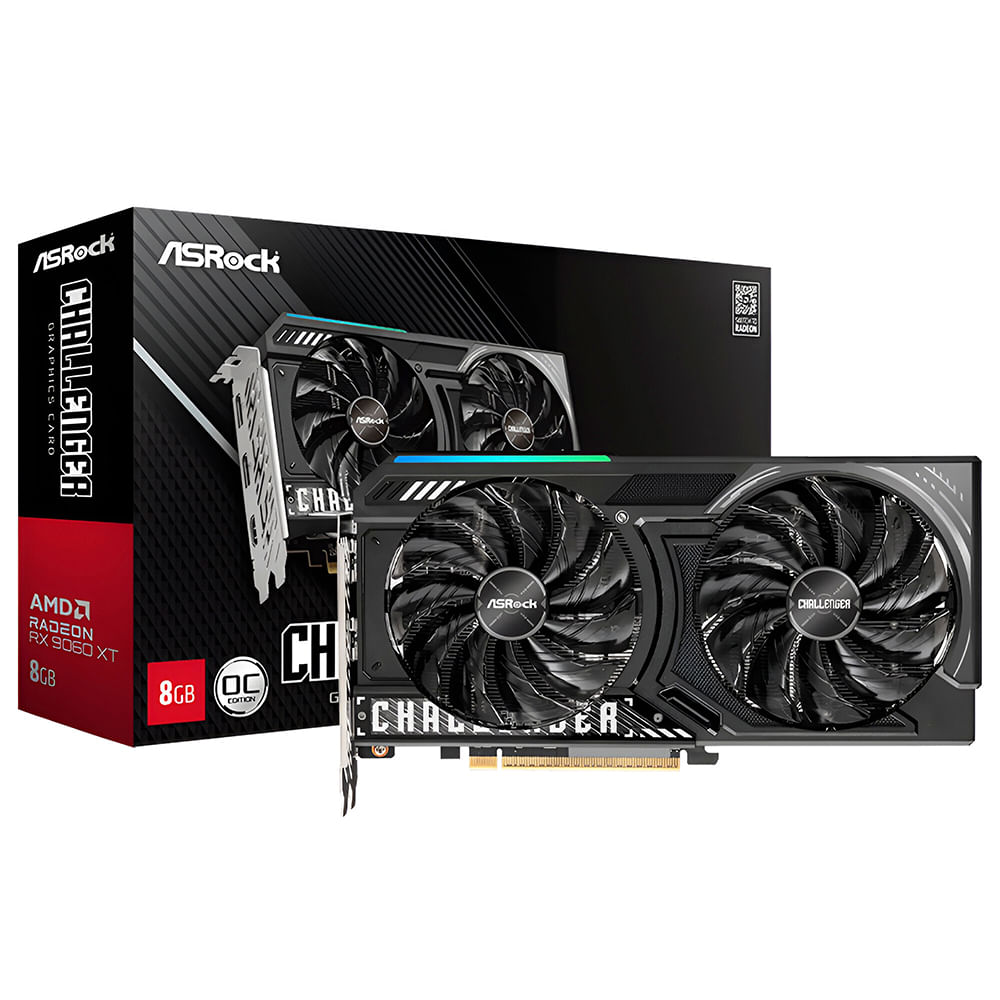 ASRock Radeon RX 9060 XT Challenger OC 8GB GDDR6 128-bit
