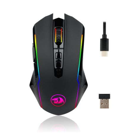 Redragon Griffin M602-KS Black Sem Fio e Bluetooth M602-KS